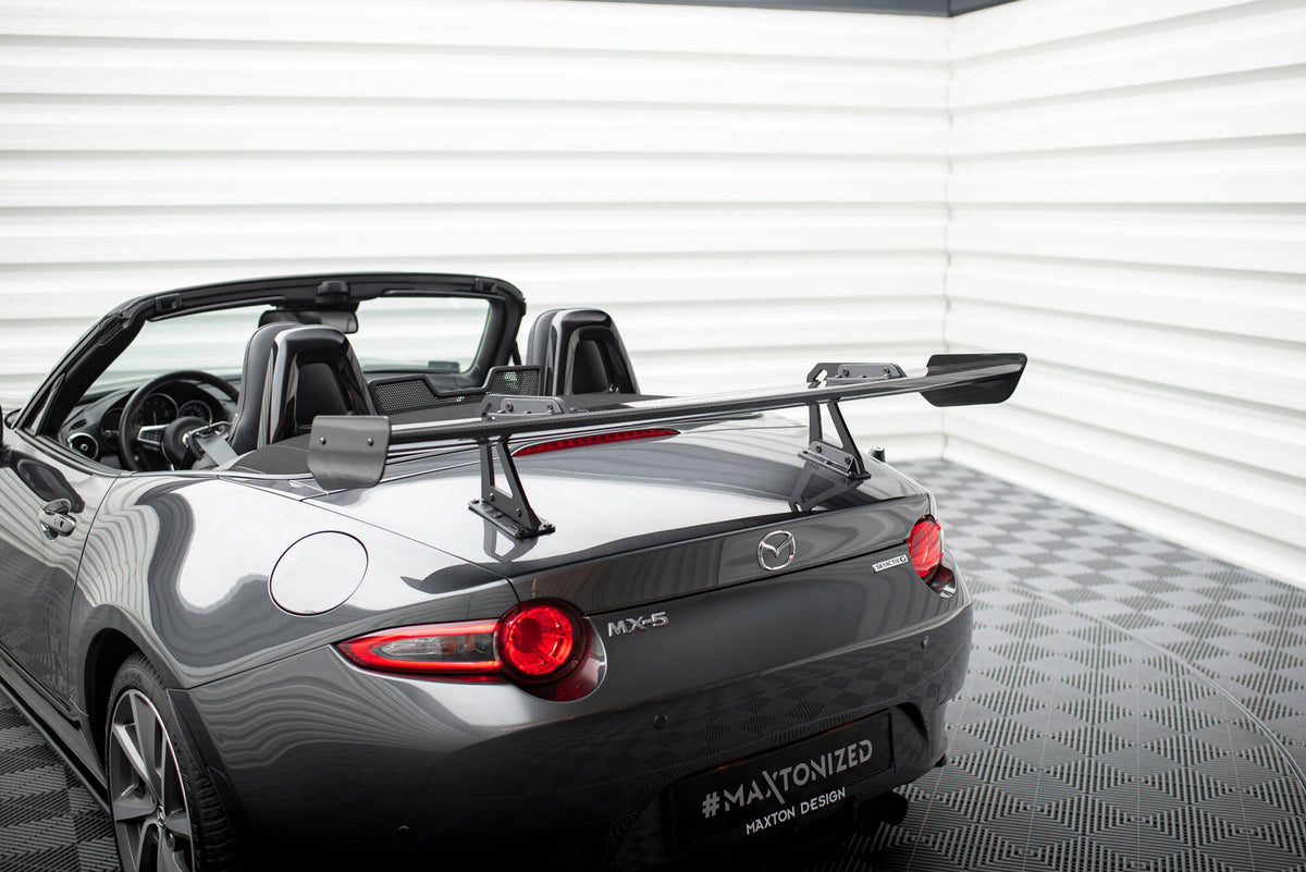Carbon Spoiler With Upper Swan Mounting  suitable for Mazda MX-5 ND (Mk4)