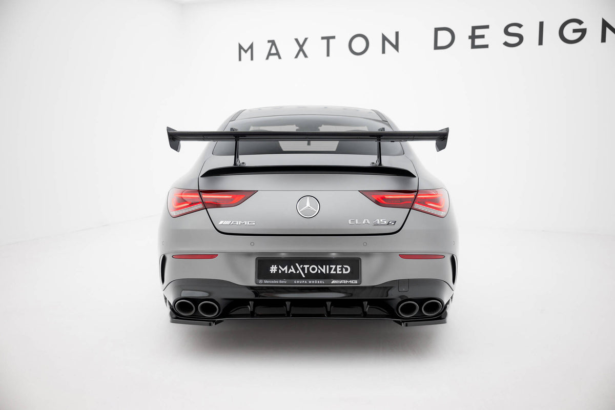 Carbon Spoiler With Upper Swan Mounting  suitable for Mercedes-Benz CLA Coupe C118 / C118 Facelift