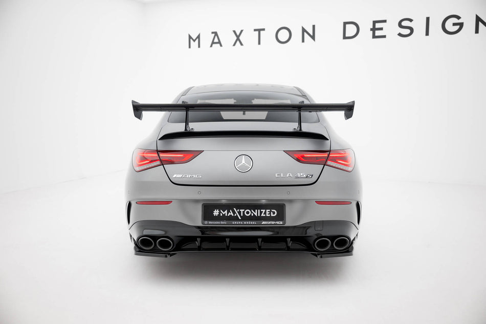 Carbon Spoiler With Upper Swan Mounting  suitable for Mercedes-Benz CLA Coupe C118 / C118 Facelift