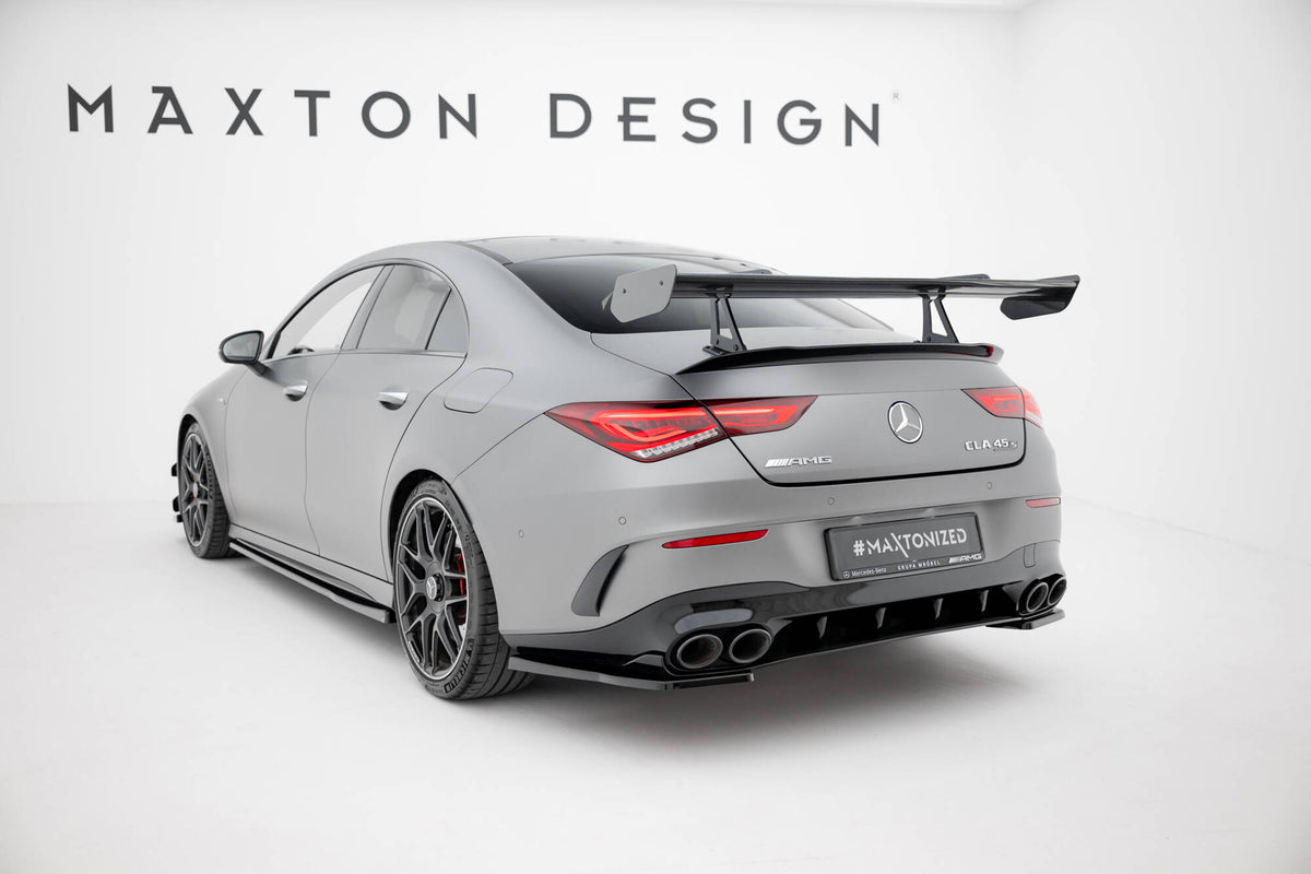 Carbon Spoiler With Upper Swan Mounting  suitable for Mercedes-Benz CLA Coupe C118 / C118 Facelift