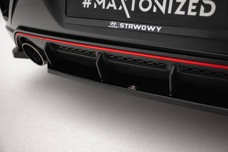 Central Rear Splitter for suitable for Hyundai Veloster N Mk2