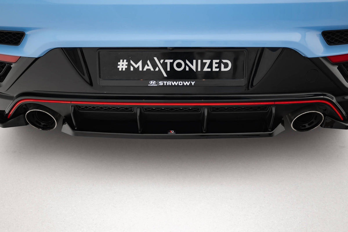 Central Rear Splitter for suitable for Hyundai Veloster N Mk2