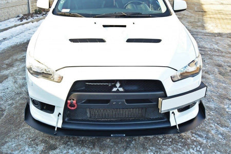 FRONT RACING SPLITTER V.1 suitable for Mitsubishi Lancer Evo X