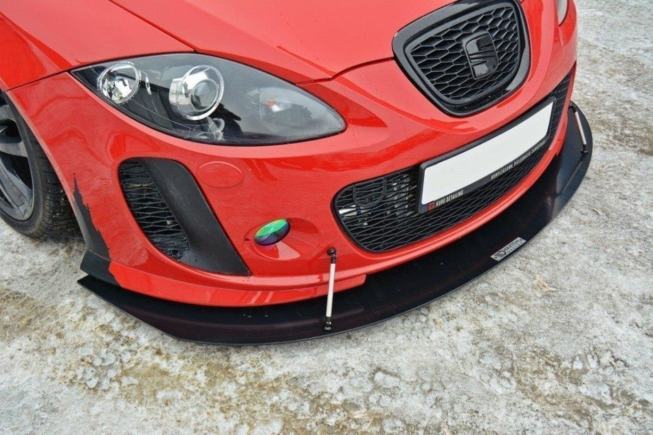 FRONT RACING SPLITTER V.1 suitable for Seat LEON MK2 MS DESIGN