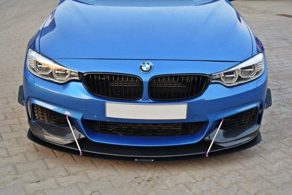 FRONT RACING SPLITTER V.3 for suitable for BMW 4 Coupe / Gran Coupe / Cabrio M-Pack F32 / F36 / F33