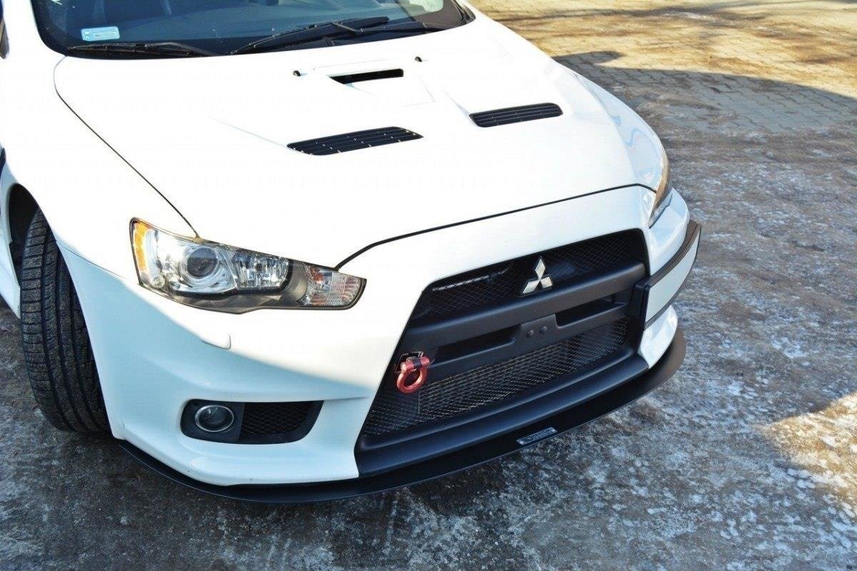 FRONT RACING SPLITTER V.3 suitable for Mitsubishi Lancer Evo X