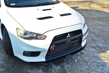 FRONT RACING SPLITTER V.3 suitable for Mitsubishi Lancer Evo X