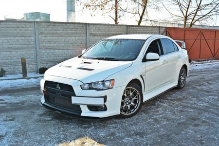 FRONT RACING SPLITTER V.3 suitable for Mitsubishi Lancer Evo X