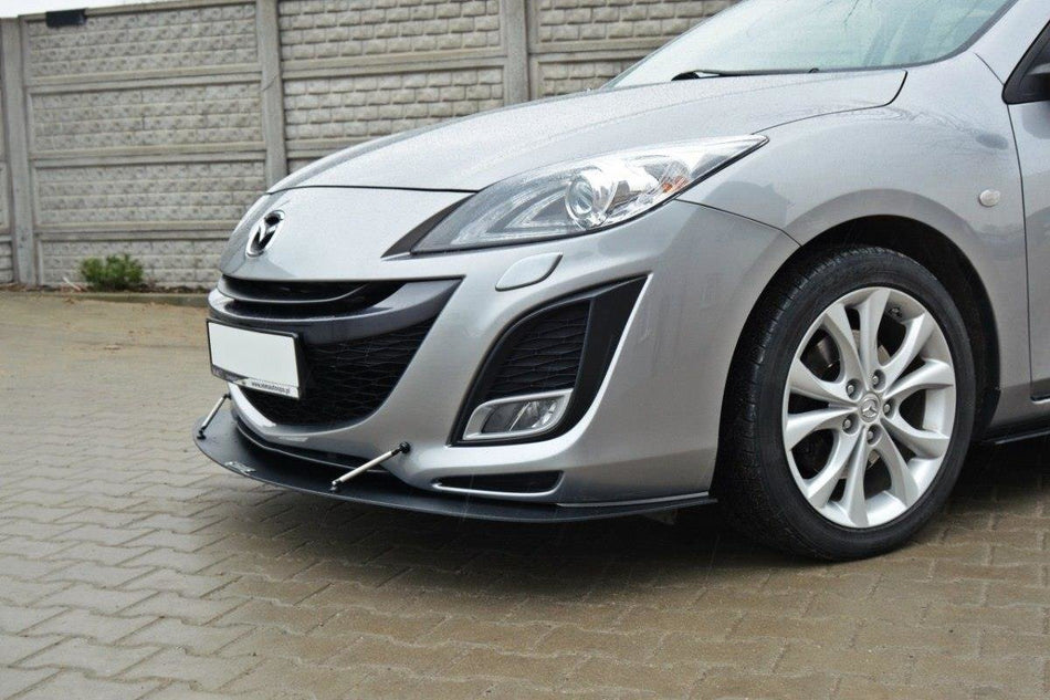 FRONT RACING SPLITTER suitable for Mazda 3 MK2 SPORT (PREFACE)