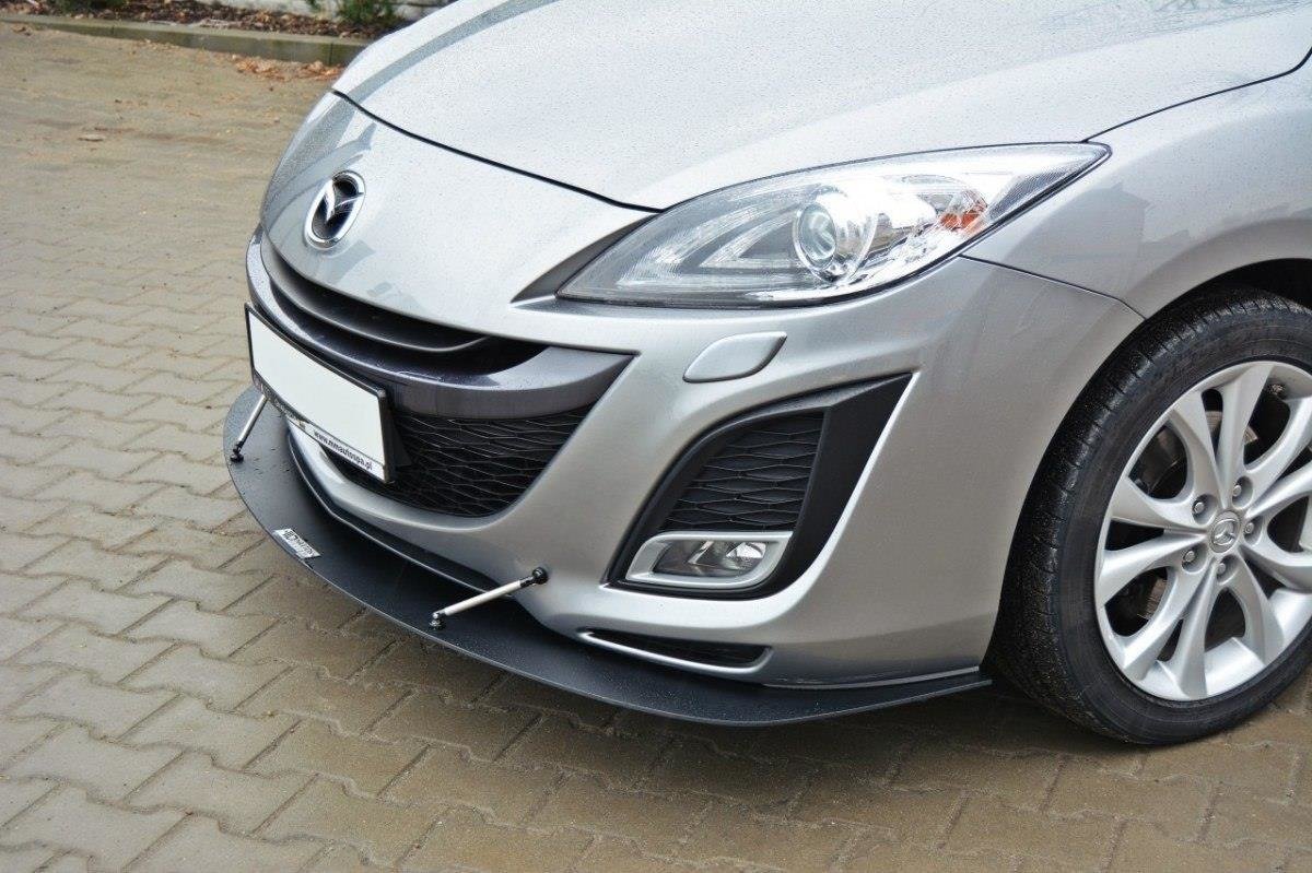 FRONT RACING SPLITTER suitable for Mazda 3 MK2 SPORT (PREFACE)