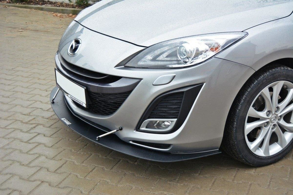 FRONT RACING SPLITTER suitable for Mazda 3 MK2 SPORT (PREFACE)