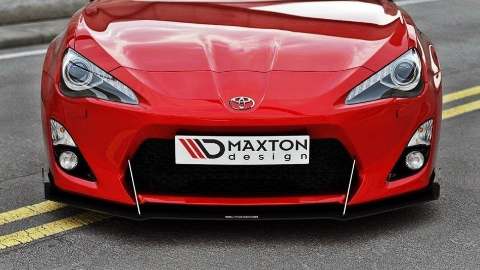 FRONT RACING SPLITTER suitable for Toyota GT86 (with wings)