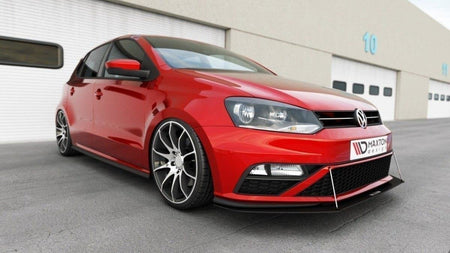 FRONT RACING SPLITTER suitable for Volkswagen Polo GTI Mk5 Facelift