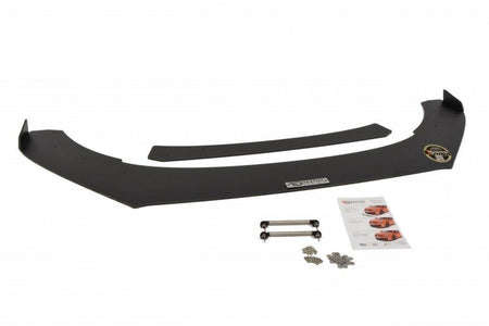 FRONT RACING SPLITTER (with wings) suitable for Volkswagen Polo GTI Mk5 Facelift