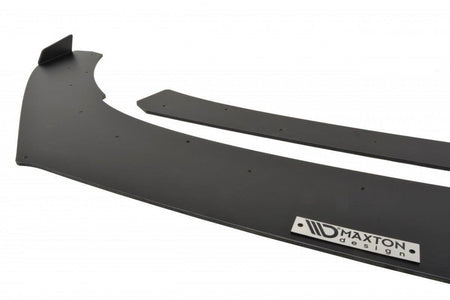 FRONT RACING SPLITTER (with wings) suitable for Volkswagen Polo GTI Mk5 Facelift