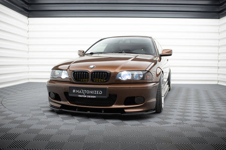 FRONT SPLITTER V.1 for suitable for BMW 3 E46 MPACK COUPE