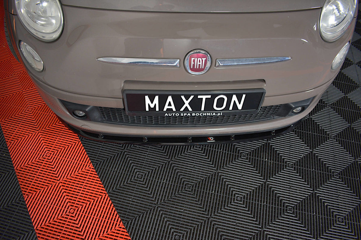 FRONT SPLITTER V.1 suitable for Fiat 500 HATCHBACK PREFACE