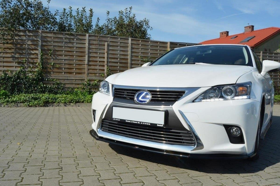 FRONT SPLITTER V.1 suitable for Lexus CT Mk1 Facelift