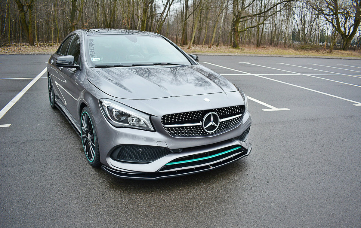 FRONT SPLITTER V.1 suitable for Mercedes-BENZ CLA C117 AMG-LINE FACELIFT