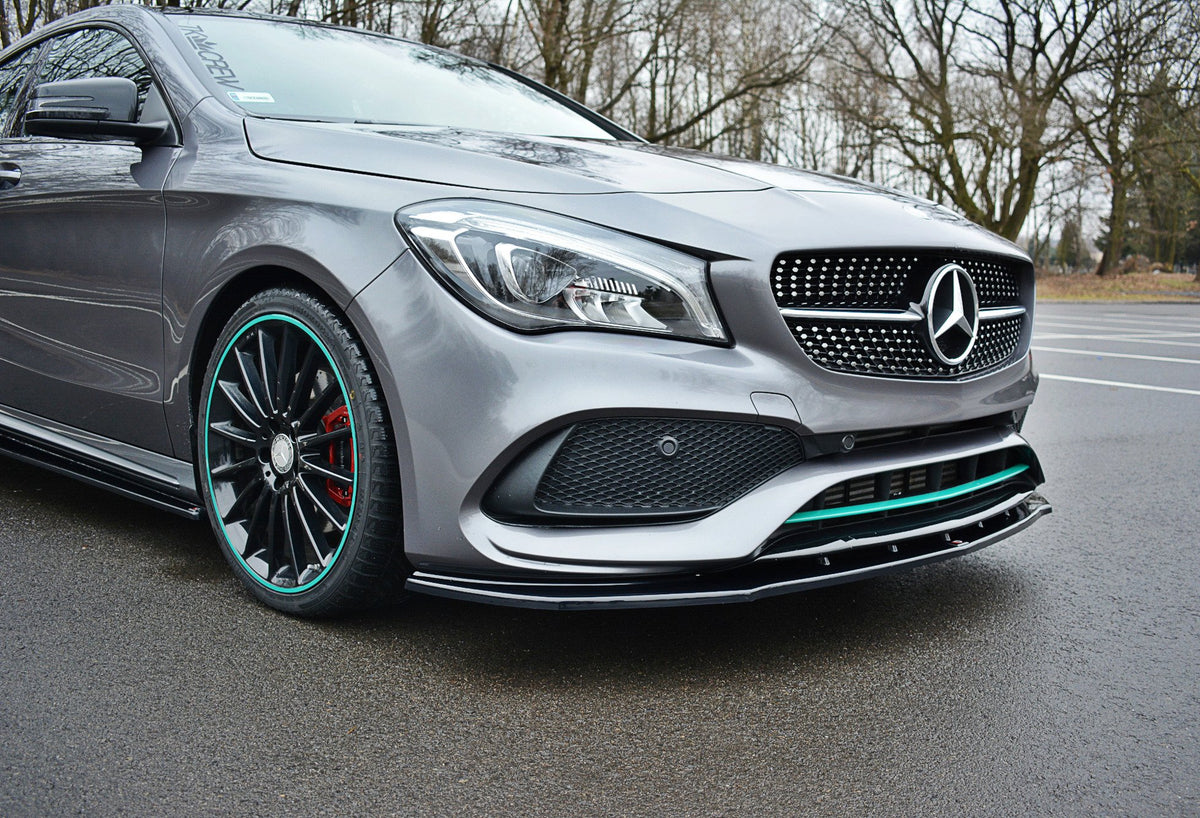 FRONT SPLITTER V.1 suitable for Mercedes-BENZ CLA C117 AMG-LINE FACELIFT