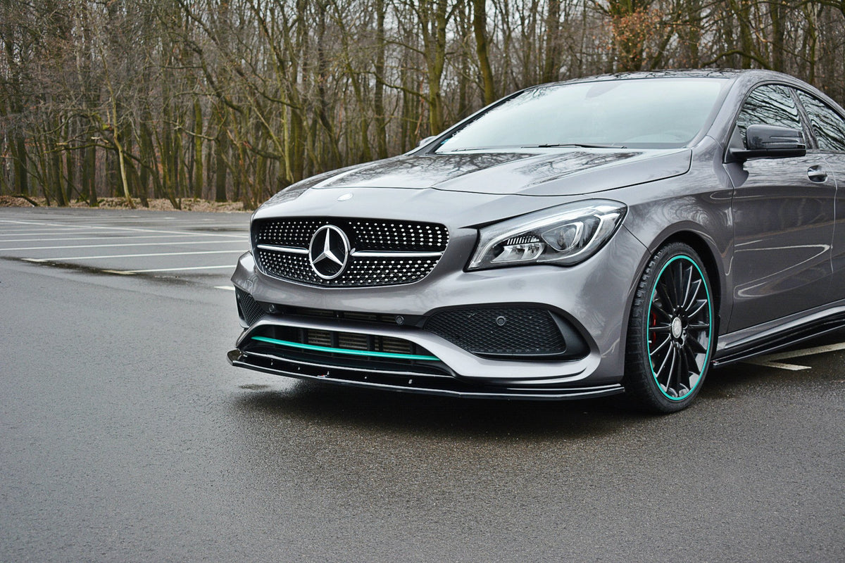FRONT SPLITTER V.1 suitable for Mercedes-BENZ CLA C117 AMG-LINE FACELIFT