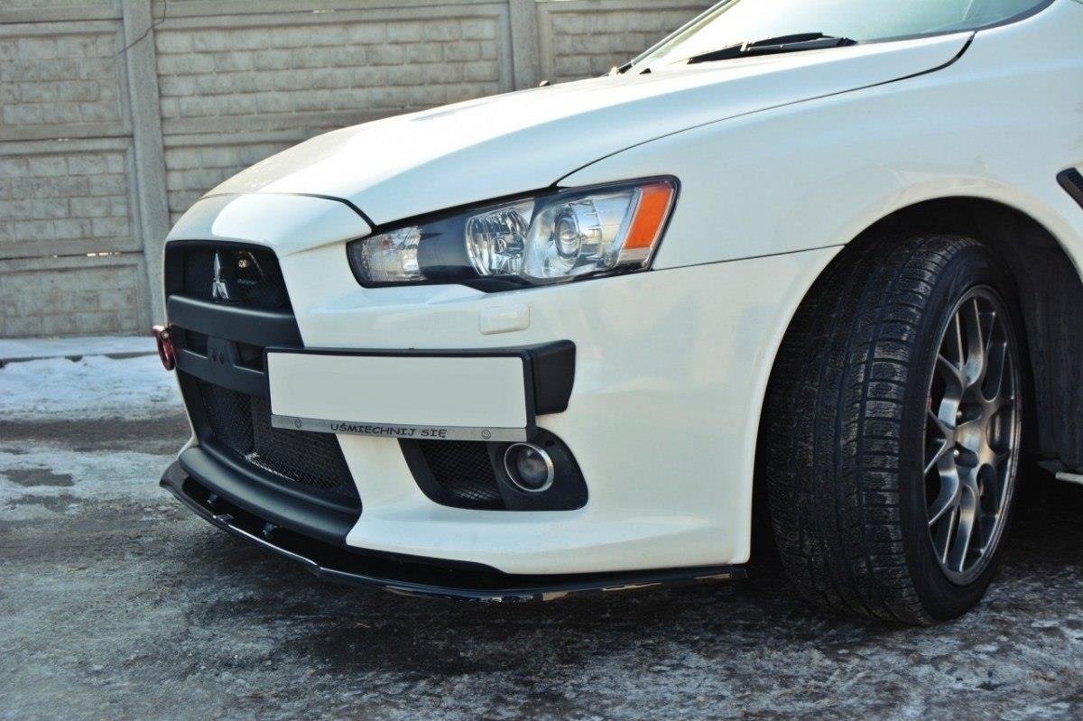 FRONT SPLITTER V.1 suitable for Mitsubishi Lancer Evo X