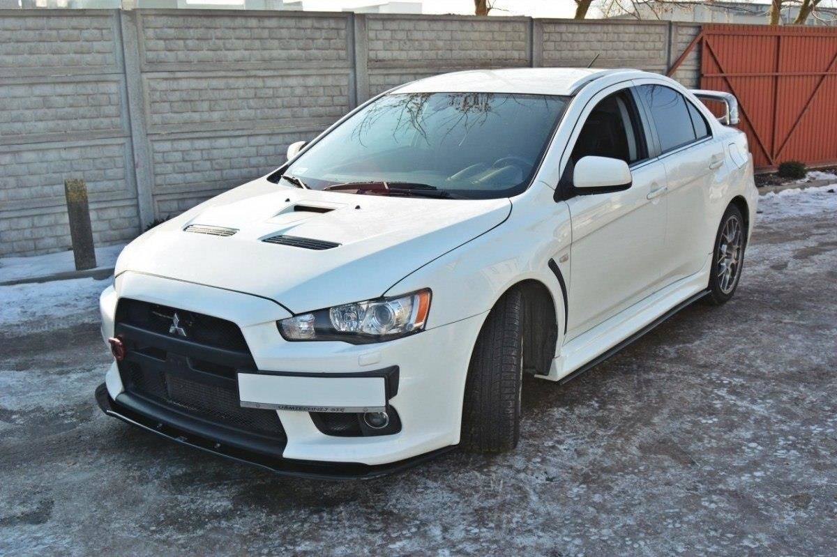 FRONT SPLITTER V.1 suitable for Mitsubishi Lancer Evo X