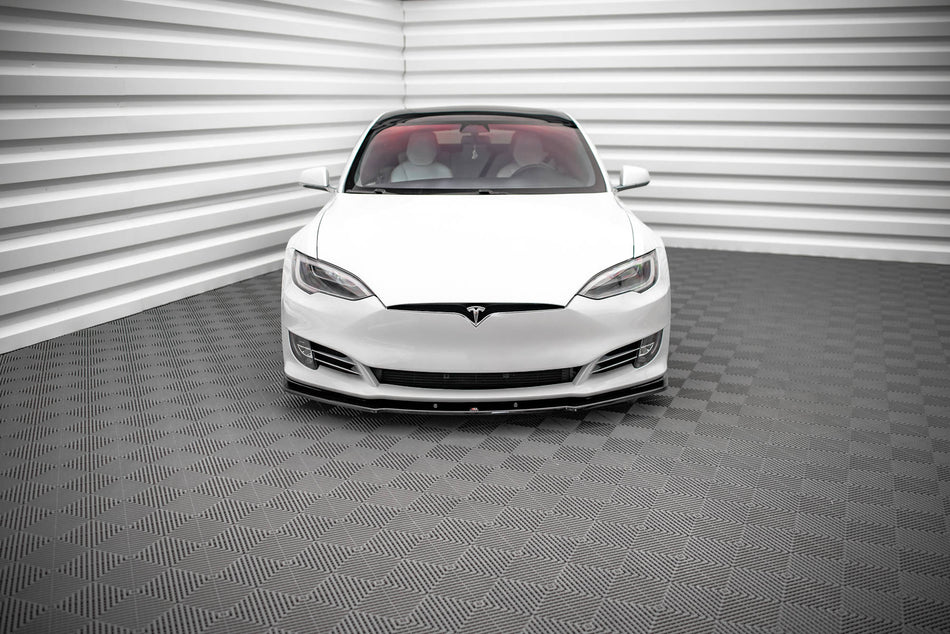 FRONT SPLITTER V.1 suitable for Tesla Model S Facelift