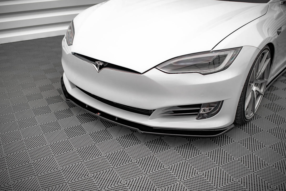 FRONT SPLITTER V.1 suitable for Tesla Model S Facelift