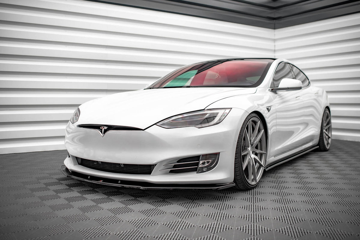 FRONT SPLITTER V.1 suitable for Tesla Model S Facelift
