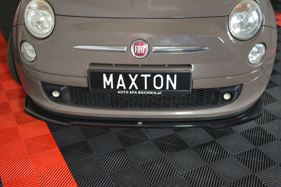 FRONT SPLITTER V.2 suitable for Fiat 500 HATCHBACK PREFACE