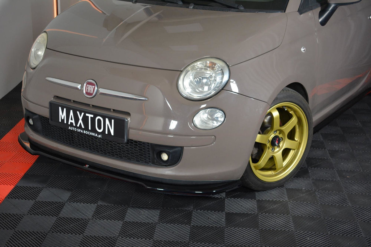 FRONT SPLITTER V.2 suitable for Fiat 500 HATCHBACK PREFACE