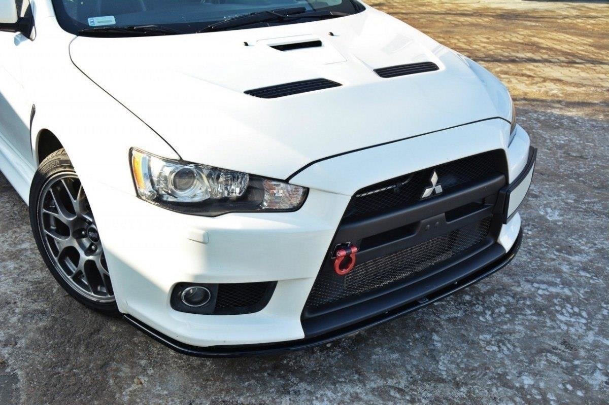 FRONT SPLITTER V.2 suitable for Mitsubishi Lancer Evo X