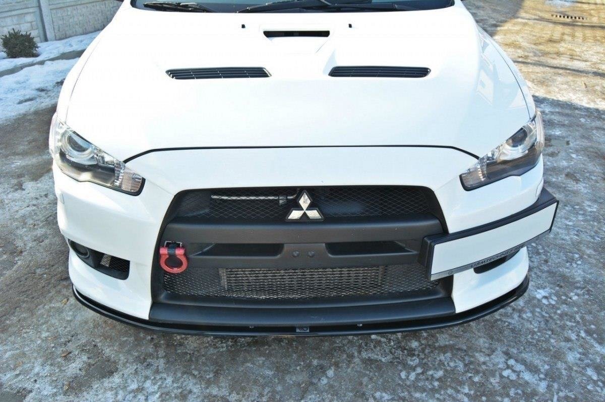 FRONT SPLITTER V.2 suitable for Mitsubishi Lancer Evo X
