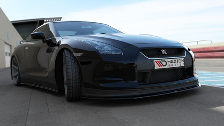 FRONT SPLITTER V.2 suitable for Nissan GT-R PREFACE COUPE (R35-SERIES)