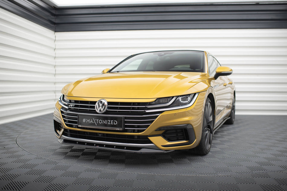 FRONT SPLITTER V.2 suitable for Volkswagen Arteon R-Line Sedan / Shooting Brake Mk1