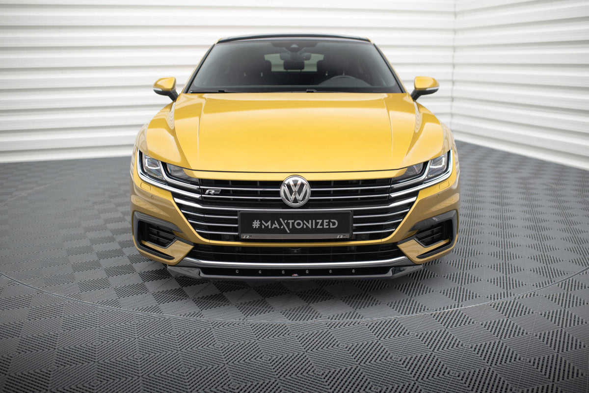FRONT SPLITTER V.2 suitable for Volkswagen Arteon R-Line Sedan / Shooting Brake Mk1