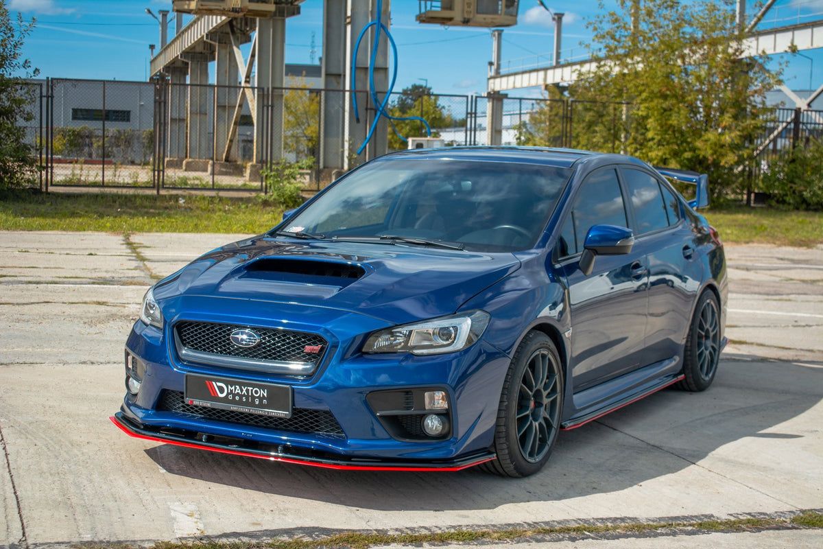 FRONT SPLITTER V.4 suitable for Subaru  WRX STI
