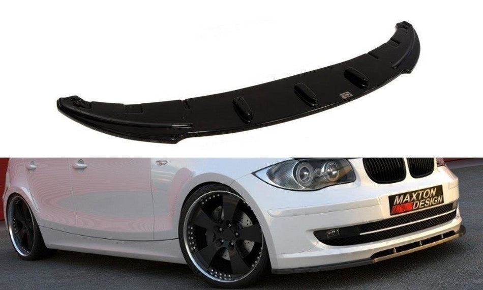 FRONT SPLITTER suitable for BMW 1 E81 / E87 (STANDARD FACELIFT MODEL)