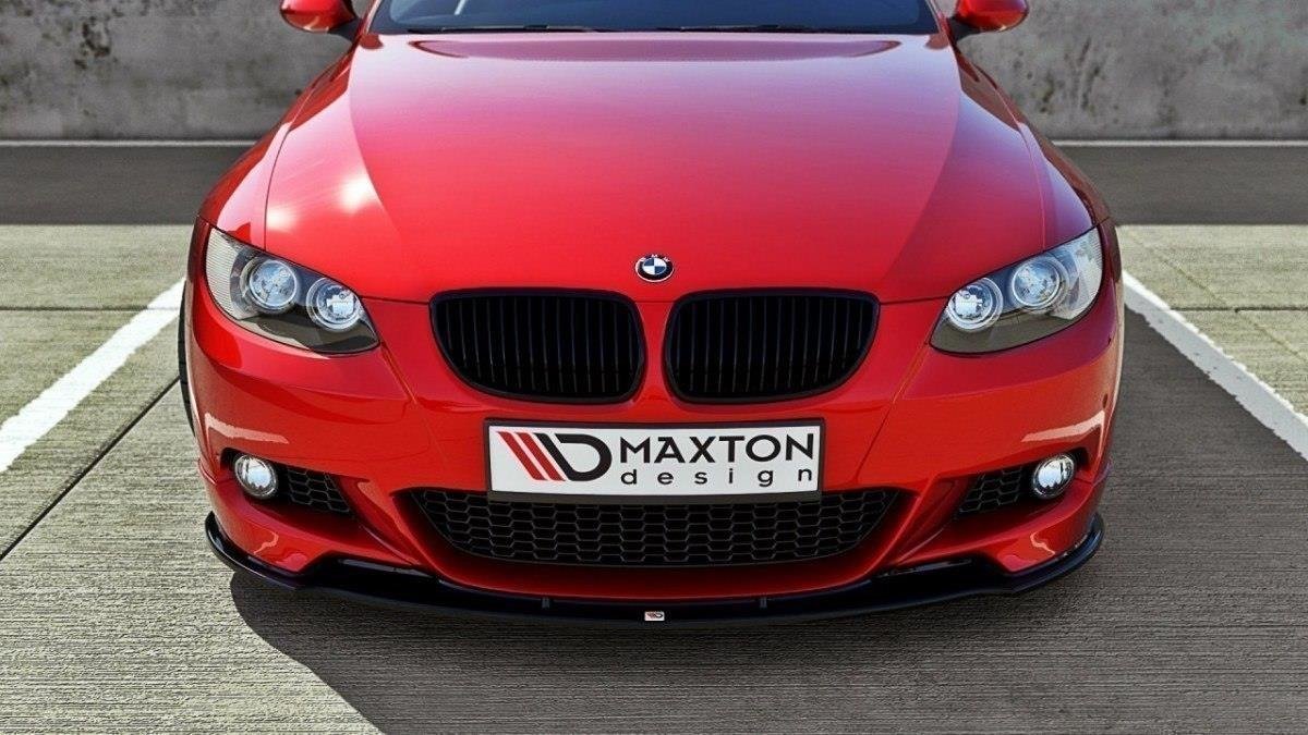 FRONT SPLITTER suitable for BMW 3 E92 MPACK (PREFACE MODEL fits M Performance splitters)