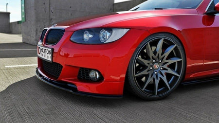 FRONT SPLITTER suitable for BMW 3 E92 MPACK (PREFACE MODEL fits M Performance splitters)