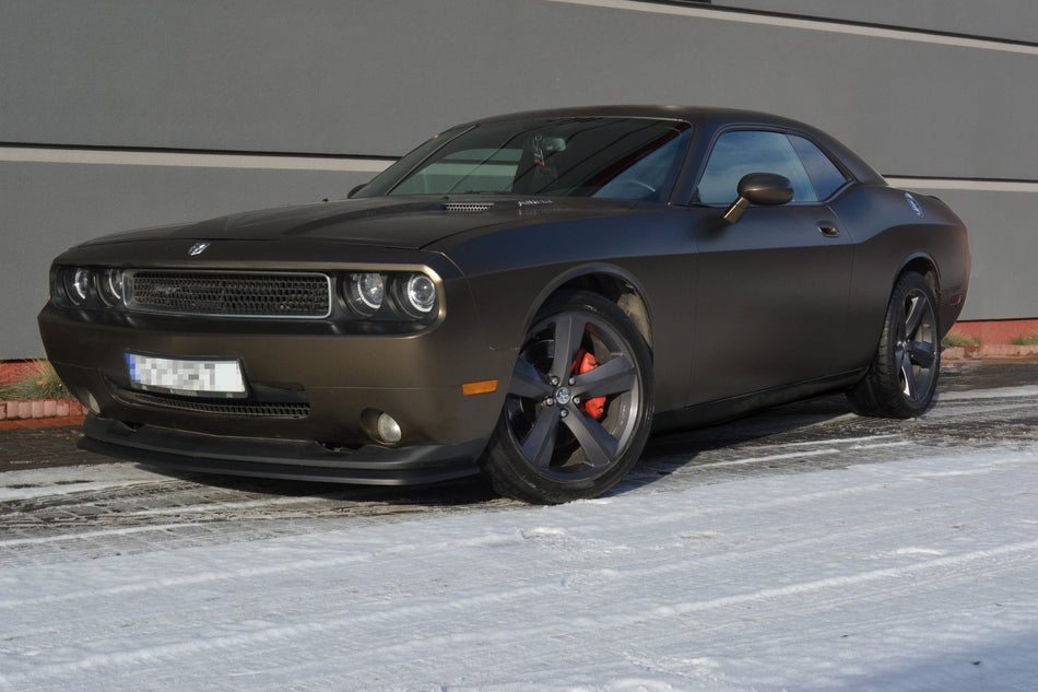 FRONT SPLITTER suitable for Dodge CHALLENGER MK3. PHASE-I SRT8 COUPE