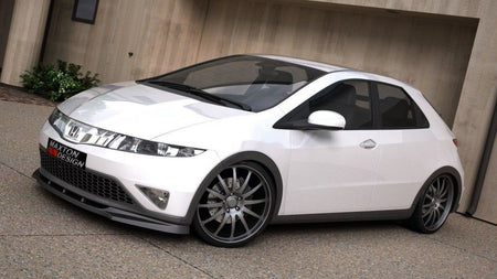 FRONT SPLITTER suitable for Honda CIVIC MK8 (PREFACE)