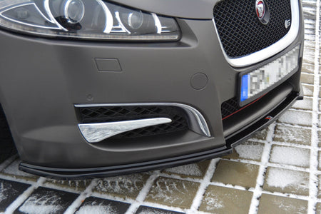 FRONT SPLITTER suitable for Jaguar XF (X250) MK1 SPORTBRAKE S-PACK