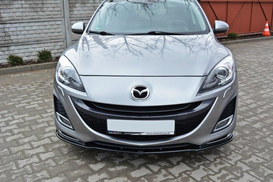 FRONT SPLITTER suitable for Mazda 3 MK2 SPORT (PREFACE)