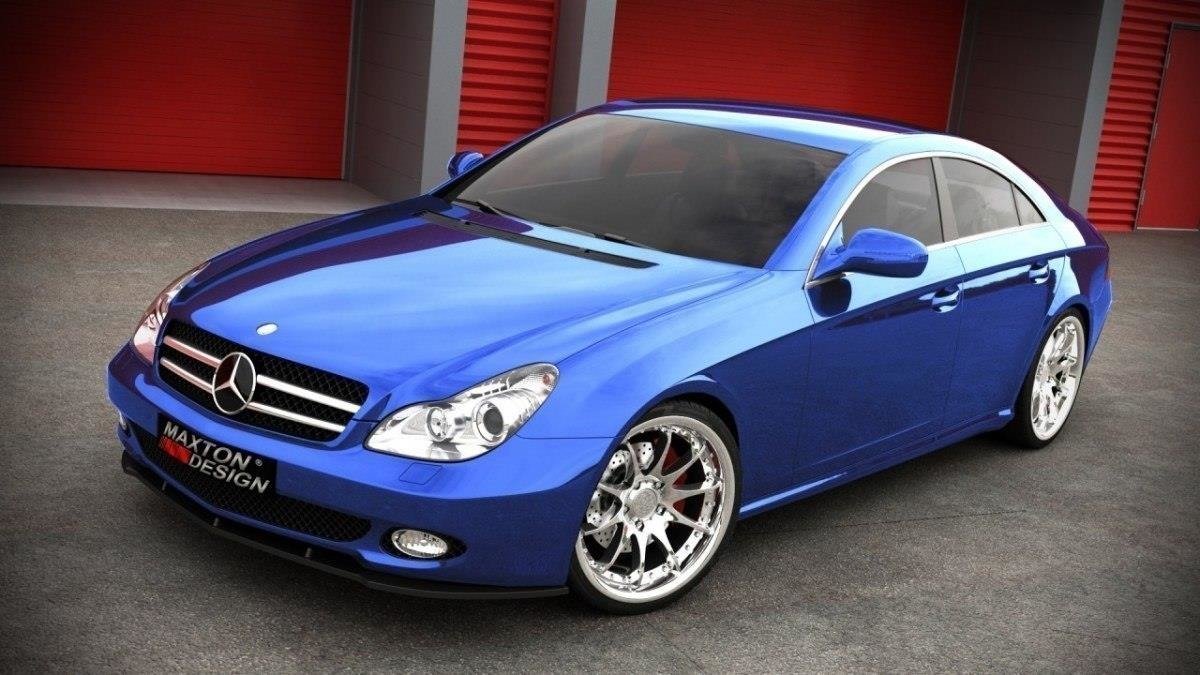 FRONT SPLITTER suitable for Mercedes CLS C219 STANDARD BUMPER