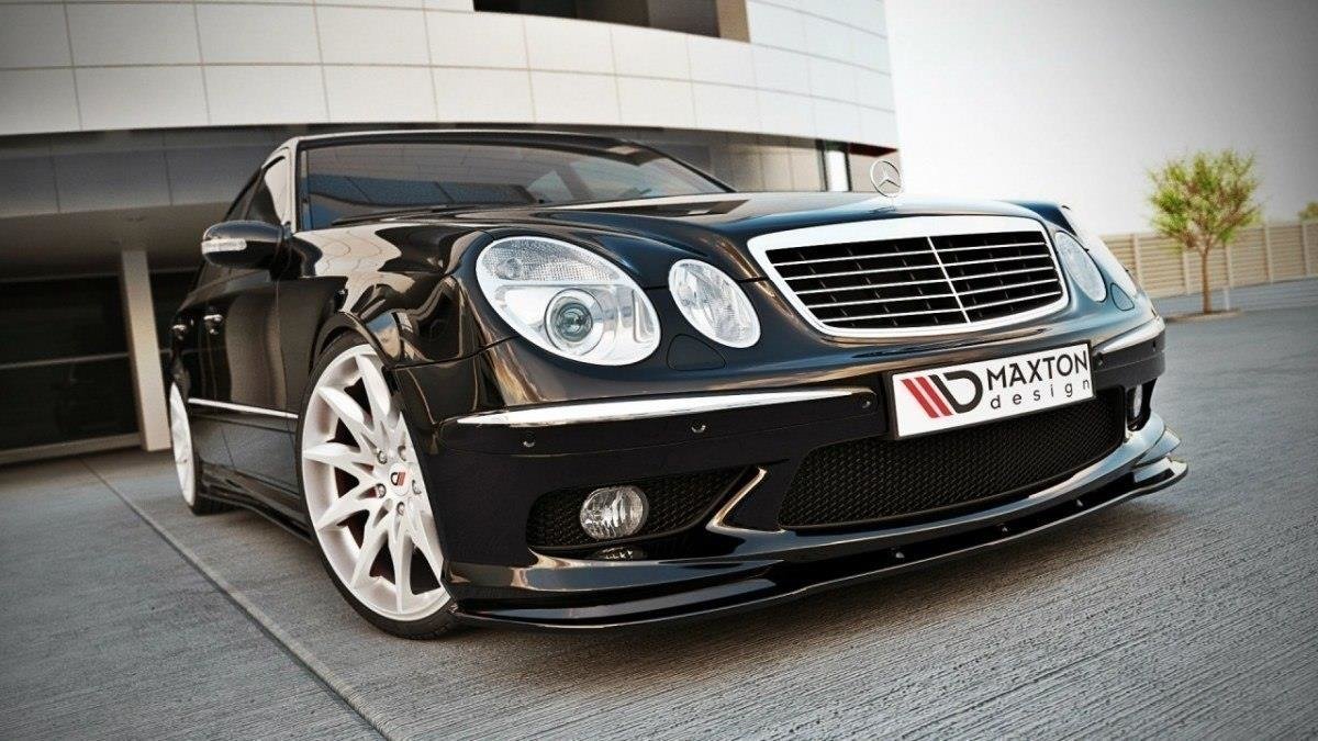 FRONT SPLITTER suitable for Mercedes E W211 AMG PREFACE