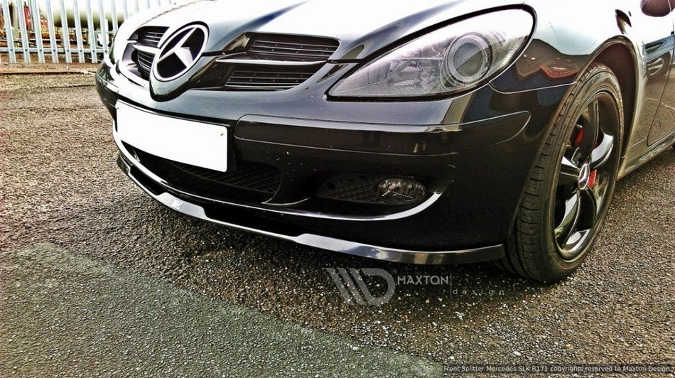FRONT SPLITTER suitable for Mercedes SLK R171 STANDARD BUMPER