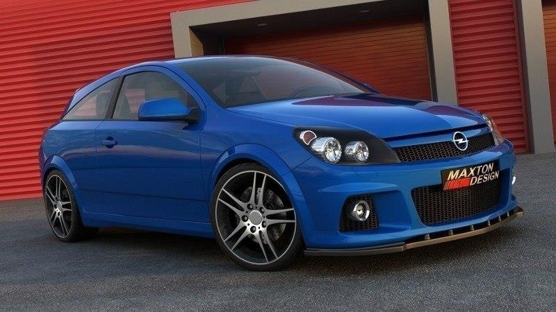 FRONT SPLITTER suitable for Opel ASTRA H (FOR OPC / VXR)