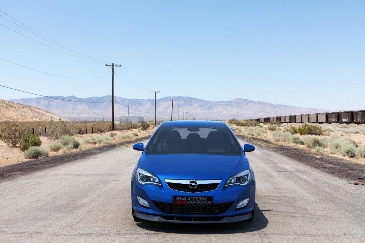 FRONT SPLITTER suitable for Opel ASTRA J (pre-facelift)
